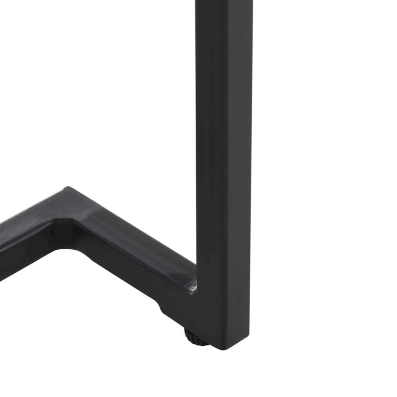 Table d'appoint rectangulaire à étagère unique Malvina - 61 L x 36 P x 61 H cm - 61Lx36Px61H
