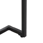 Table d'appoint rectangulaire à étagère unique Malvina - 61 L x 36 P x 61 H cm - 61Lx36Px61H