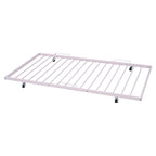 Lit plate-forme en métal double avec lit gigogne simple