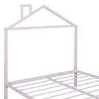 Lit plate-forme en métal double avec lit gigogne simple