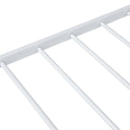 Lit plate-forme en métal double avec lit gigogne simple