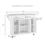Dessert de cuisine complet en cerisier avec plateau en granit - 51,5 L x 18 P x 36,5 H