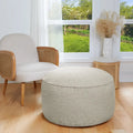  Indoor Textured Bean Pouf/Ottoman