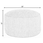 Pouf/Ottoman texturé d'intérieur