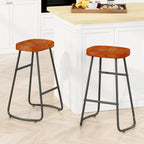 29.52 Tabourets de bar élégants et minimalistes (lot de 2), tabourets de bar hauteur comptoir, pour îlot de cuisine, café, bar, balcon