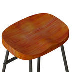 29.52 Tabourets de bar élégants et minimalistes (lot de 2), tabourets de bar hauteur comptoir, pour îlot de cuisine, café, bar, balcon