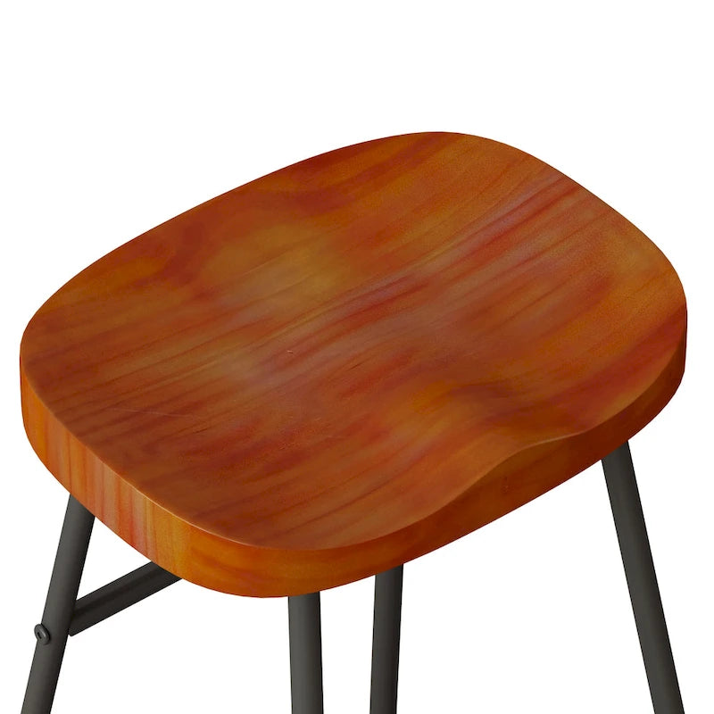 29.52 Tabourets de bar élégants et minimalistes (lot de 2), tabourets de bar hauteur comptoir, pour îlot de cuisine, café, bar, balcon
