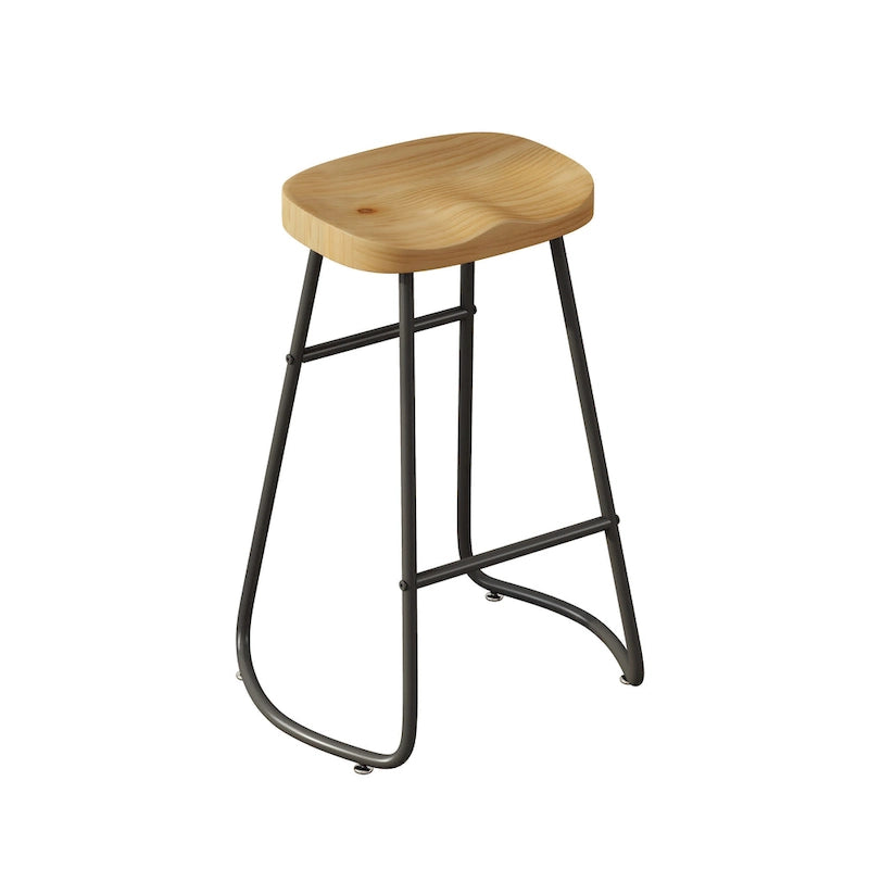 29.52 Tabourets de bar élégants et minimalistes (lot de 2), tabourets de bar hauteur comptoir, pour îlot de cuisine, café, bar, balcon
