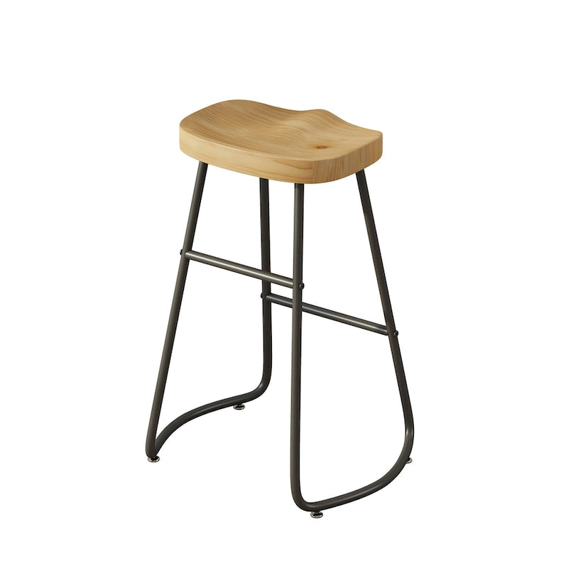 29.52 Tabourets de bar élégants et minimalistes (lot de 2), tabourets de bar hauteur comptoir, pour îlot de cuisine, café, bar, balcon