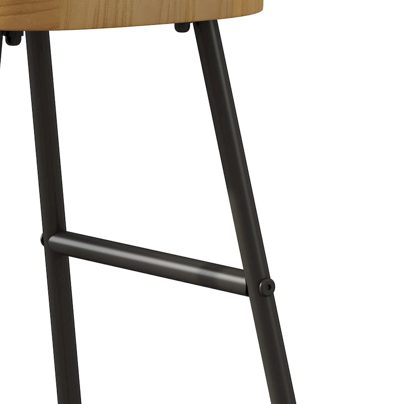 29.52 Tabourets de bar élégants et minimalistes (lot de 2), tabourets de bar hauteur comptoir, pour îlot de cuisine, café, bar, balcon
