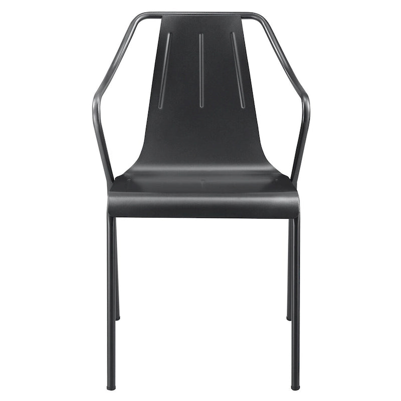 Chaise en métal, (Lot de 4)