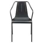Chaise en métal, (Lot de 4)