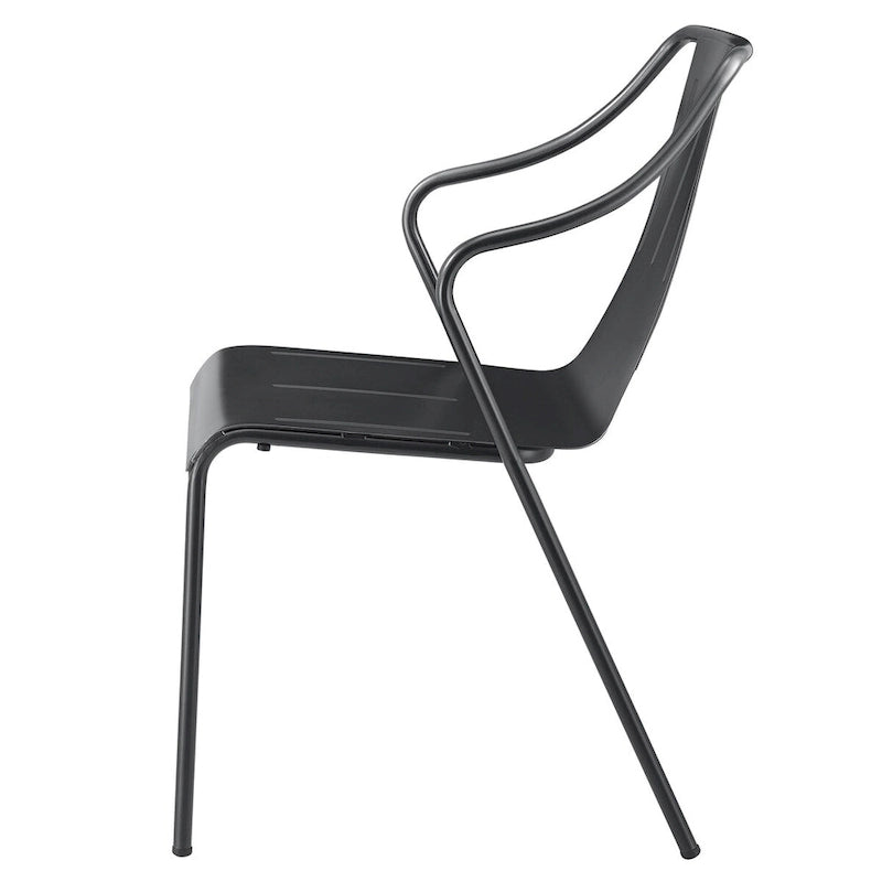 Chaise en métal, (Lot de 4)