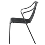 Chaise en métal, (Lot de 4)