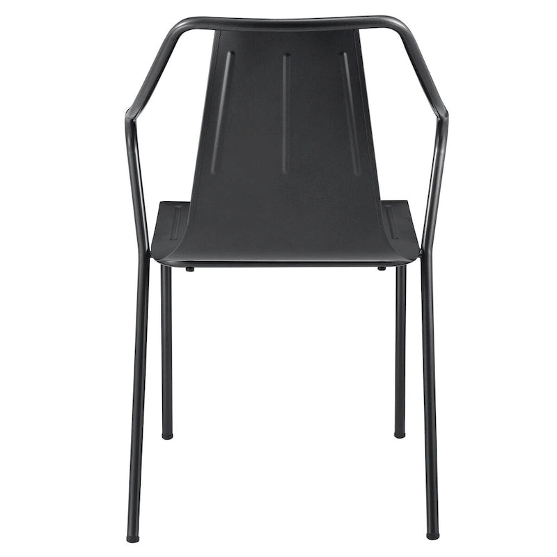 Chaise en métal, (Lot de 4)