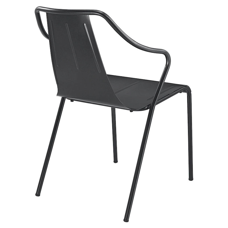 Chaise en métal, (Lot de 4)