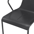 Chaise en métal, (Lot de 4)