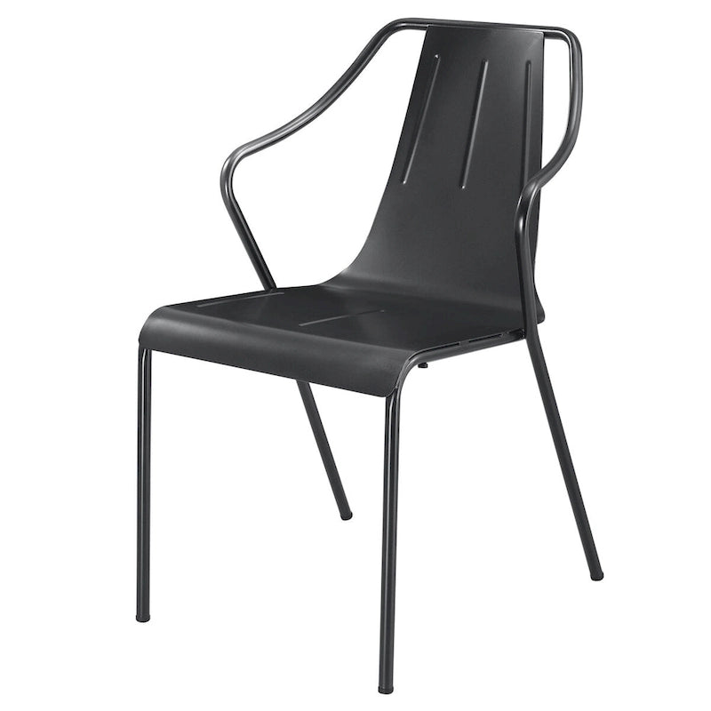 Chaise en métal, (Lot de 4)