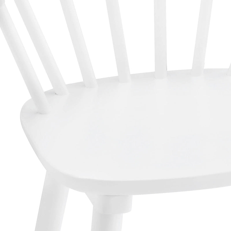 Lot de 2 tabourets de bar hauteur comptoir de 61 cm pour îlot de cuisine avec dossier en bois massif et à barreaux