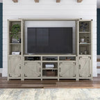 Meuble TV de ferme Cottage Grove 65W pour téléviseur de 75 pouces par